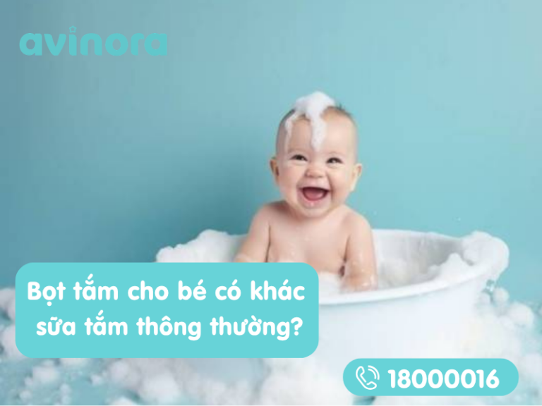 Bọt tắm bé khác gì sữa tắm thông thường